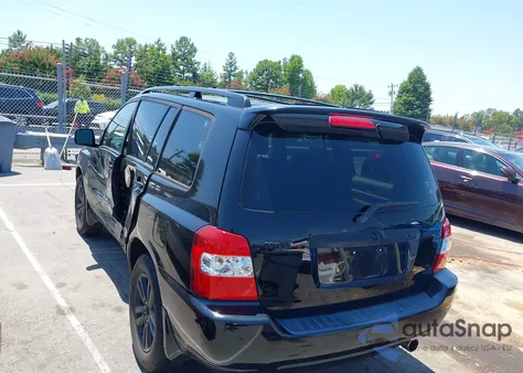 2007 Toyota Highlander Hybrid Limited V6 z USA, uszkodzony, nr VIN JTEGW21A370018014